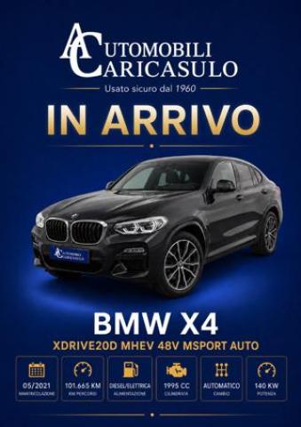 Bmw X4 Xdrive20d 48v Msport 