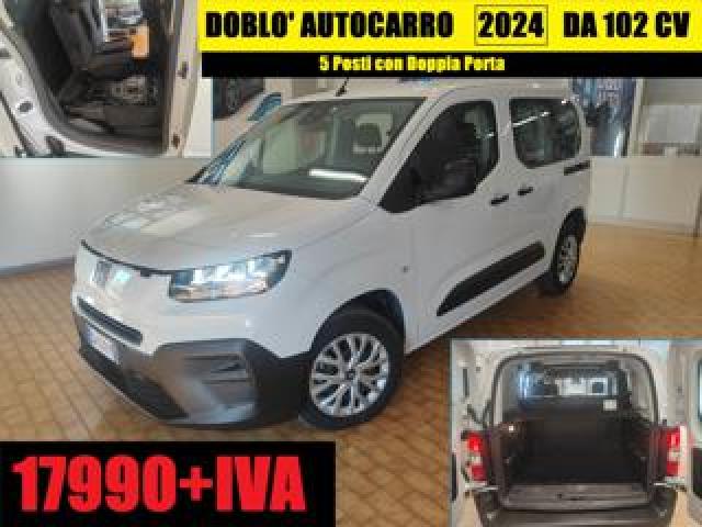 Fiat Doblo 2024 Posti 5 Autocarro Doppia Porta Euro 6e 