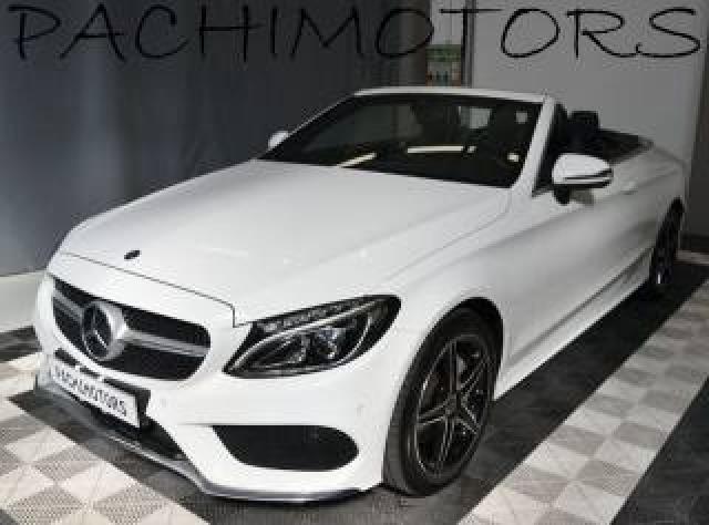 Mercedes Benz C 180 Cabrio Premium Amg Automatica Capote Blu  