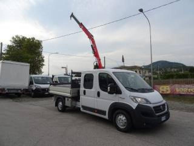 Fiat Ducato Maxi 35q.li 2.3 Mjt 130cv 7posti Gru Fassi 26 