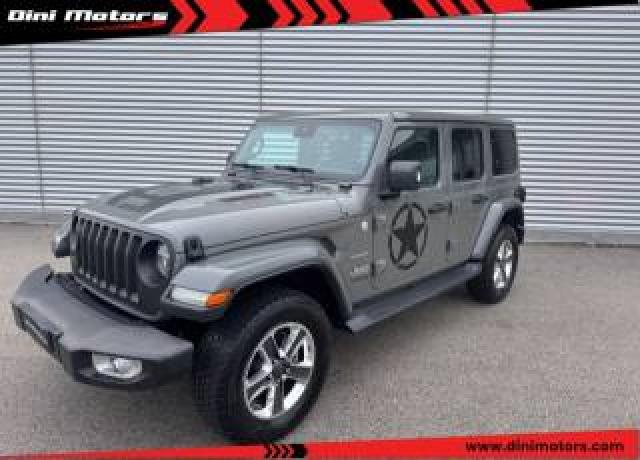 Jeep Wrangler Unlimited 2.2 Mjt Ii 4x4 4wd Sahara Gancio Traino 