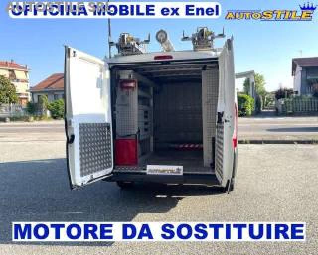 Fiat Ducato 2.3 Mjt Motore Fuso Officina Mobile Ex Enel - Attr 