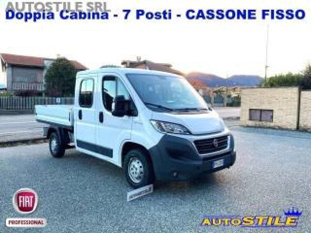 Fiat Ducato M-Jet Cassone Fisso Doppia Cabina 7 Posti 7posti 
