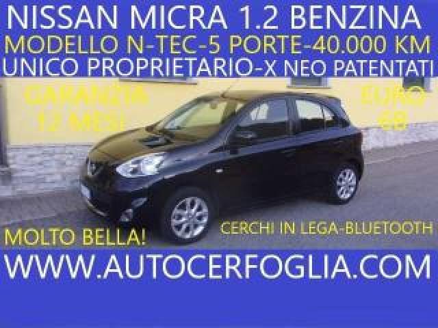 Nissan Micra Iv 2013 1.2 N-Tec-Solo 40.000 Km !!! 