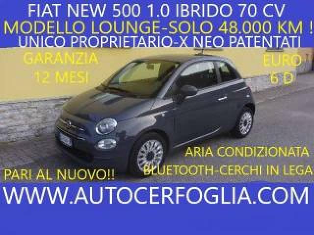Fiat 500 1.0 Hybrid Lounge 70cv-Solo 48.000 Km !!! 