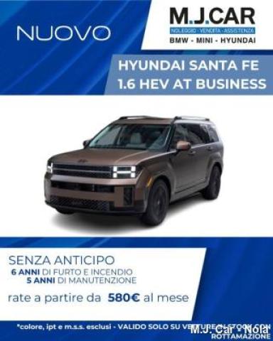 Hyundai Santa Fe 1.6 T-Gdi Hev 2wd At 5 Posti Business 