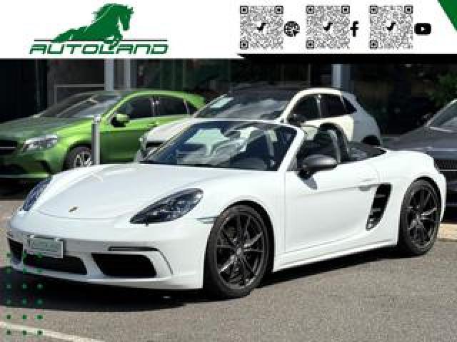 Porsche 718 Spyder 2.0 T Pure White Pasm Superbollo 09/27 300cv 