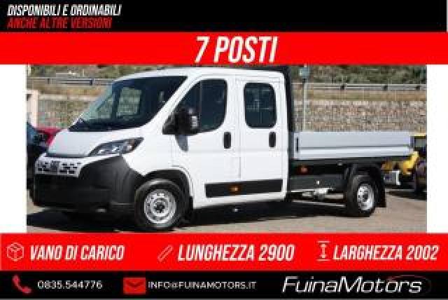 Fiat Ducato 35 2.2 Mjt 180cv - L3 H1 Doppia Cabina Cassone  