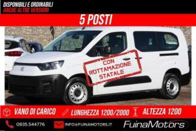 Fiat Doblo 1.5 Bluehdi 100cv Crew Cab Combi 5 Posti Autocarro 