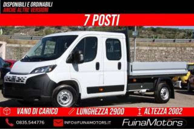 Fiat Ducato 35 2.2 Mjt 140cv - L3 H1 Doppia Cabina Cassone  
