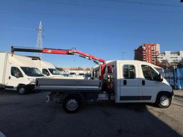 Fiat Ducato 35 2.3 Mjt 130cv Gru Fassi Doppia Cabina 7 Pt 
