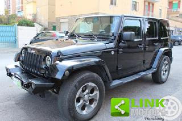 Jeep Wrangler Unlimited 3.6 V6 Sahara Auto Con Gancio Traino 