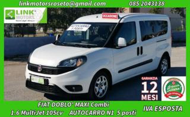 Fiat Doblo Maxi Combi N1 1.6 Mjt 105cv Pl Venduta 