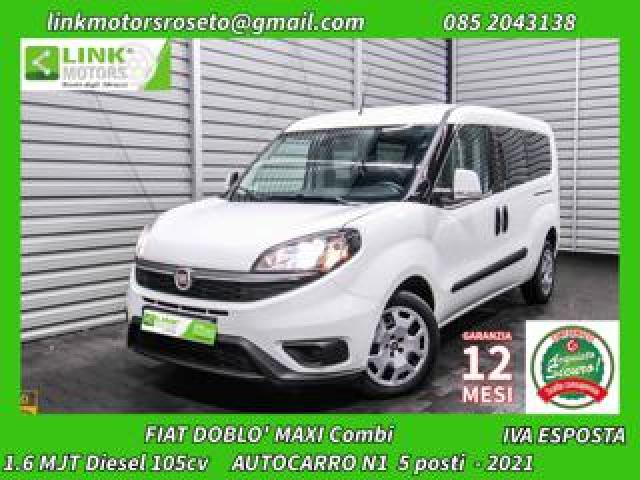 Fiat Doblo 1.6 Mjt 105cv Pl Combi Maxi N1 Sx 5 Posti /+iva 