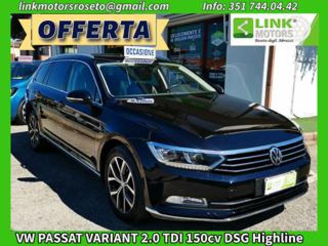 Volkswagen Passat Variant 2.0 Tdi Dsg Highline Bluemotion Technology 