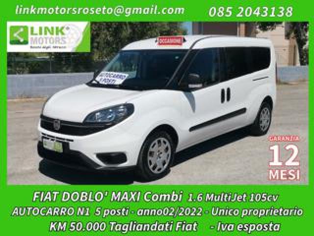 Fiat Doblo Maxi Combi 5posti N1 1.6 Mjt 105cv /+iva/tagliandi 