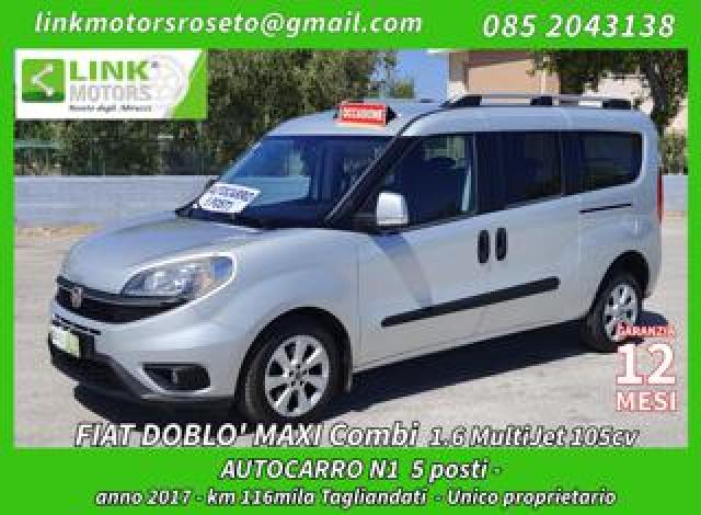 Fiat Doblo 1.6 Mjt 105cv Pl Combi Maxi N1 Sx - Tagliandato 