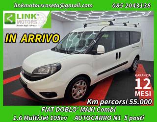 Fiat Doblo Maxi Combi 5posti N1 1.6 Mjt 105cv- Km 55mila 