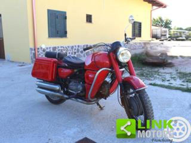 Moto Guzzi Falcone 500 / Targata Roma / Borse Laterali / Originale 