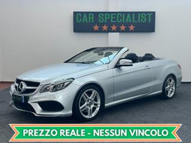 Mercedes Benz E 220 Cdi Cabrio Premium Led|retrocamera|paddles|18' 