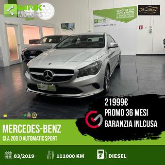 Mercedes Benz Cla 200 D Automatic Sport 36 Mesi Garanzia 