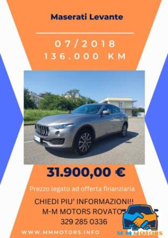 Maserati Levante V6 Diesel Awd Iva Inclusa 