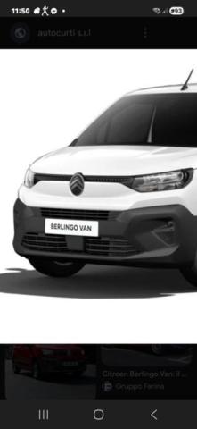 Citroen Berlingo Bluehdi 100 Van Xl Club 3 Posti 
