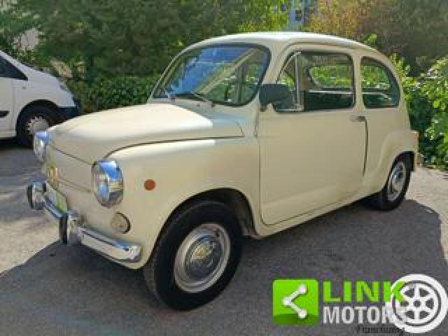 Fiat 600 D Fanalona Libretto E Targhe Originali 