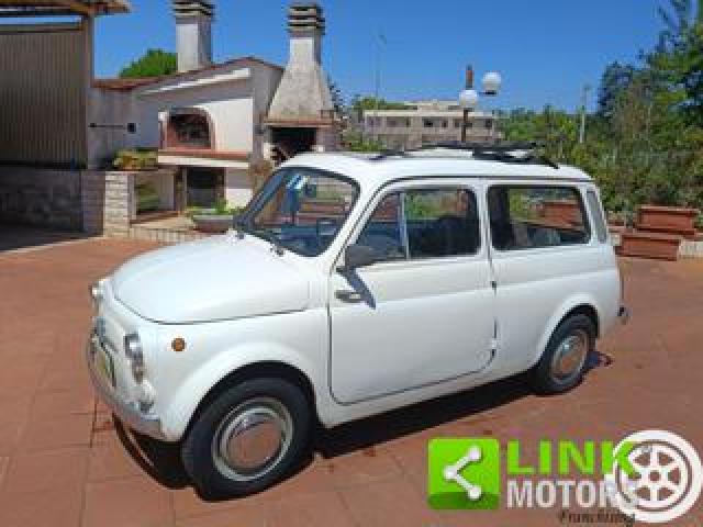 Fiat 500 Giardinetta Con  Gancio E Carrello 