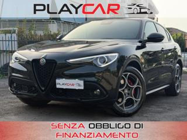 Alfa Romeo Stelvio 2.2 Td 190cv Q4 Sprint T.black+navi+pelle+r.cam!! 