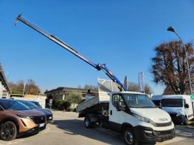 Iveco Daily Ribaltabile Gru Motore Ibrido Diesel Euro 6temp 