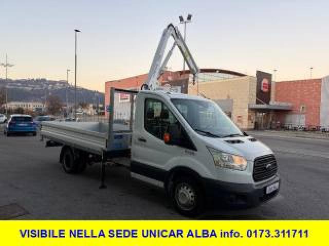 Ford Transit 350l3 Entry 2.2td155cv Cassone+ Gru Nuovi 