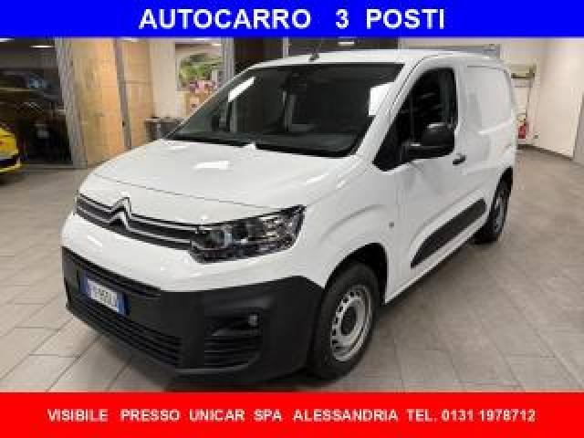 Citroen Berlingo Van 1.500 Diesel  102cv.  Furgoncino 3 Posti 