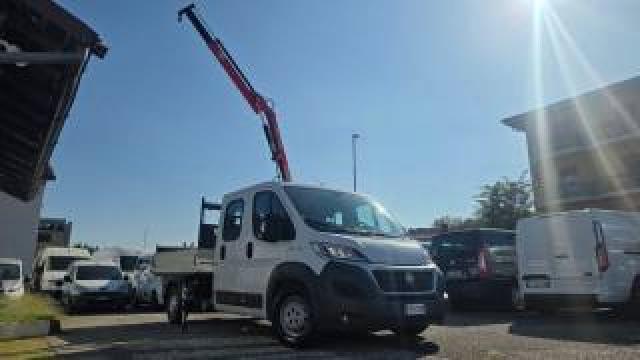 Fiat Ducato Maxi 35 2.3 Mjet 130cv Cabinato Gru Fassi 7posti 
