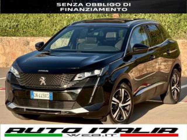 Peugeot 3008 Hdi 130cv Gt Auto+tetto Aprib+pelle+18+rcam+2pdc 