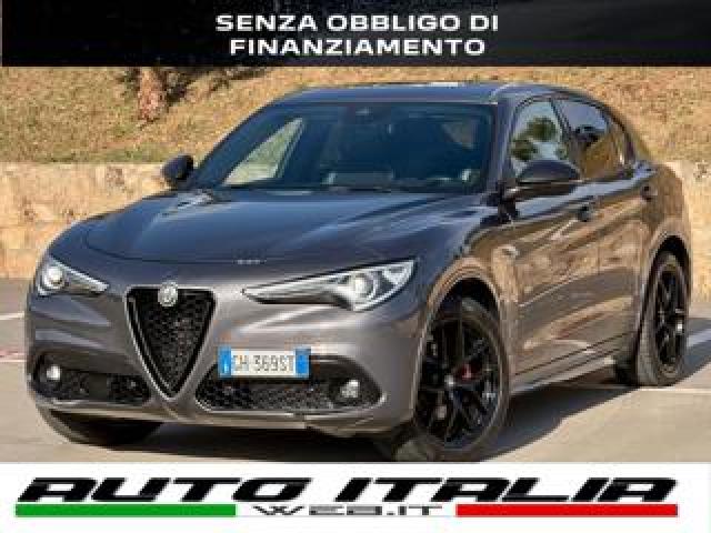Alfa Romeo Stelvio 210cv Q4 Veloce Ti+pelle Alcantara+pack Black 