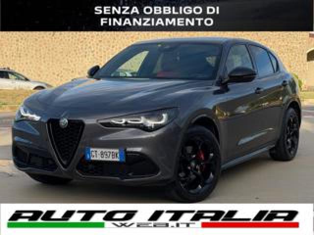 Alfa Romeo Stelvio 210cv Q4 Veloce+h.kardon+pelle Rossa 