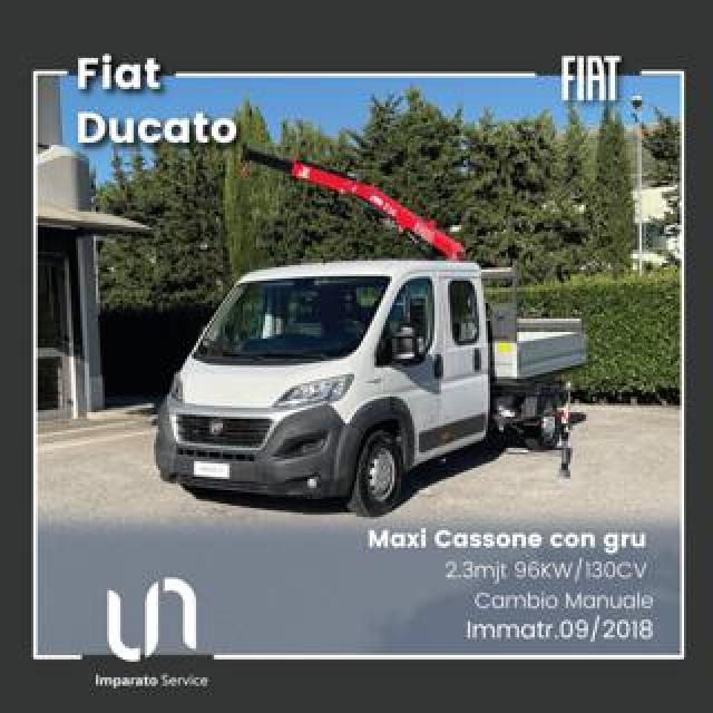Fiat Ducato Maxi 2.3mjt 96kw/130cv Cassone Con Gru 