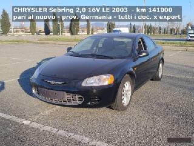 Chrysler Sebring 2.0 16v Le - 141000 Km - Perfetta - X Export 