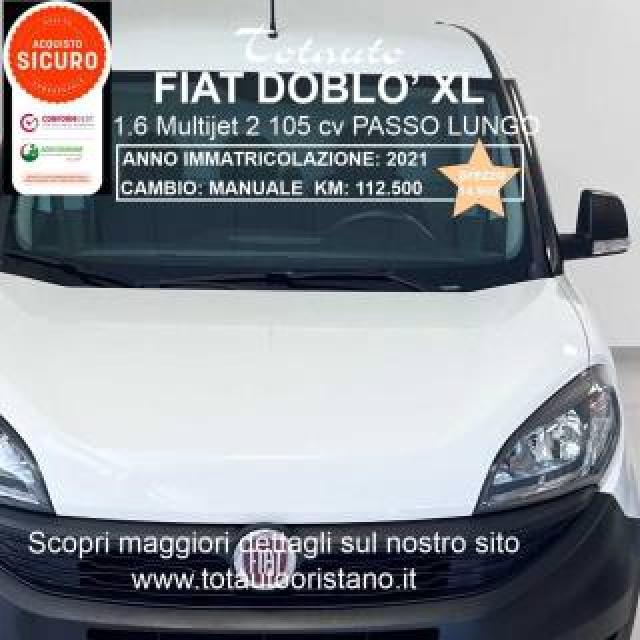 Fiat Doblo Doblò 1.6 Mjt 105cv Pl-Tn Cargo Lounge 3 Posti 