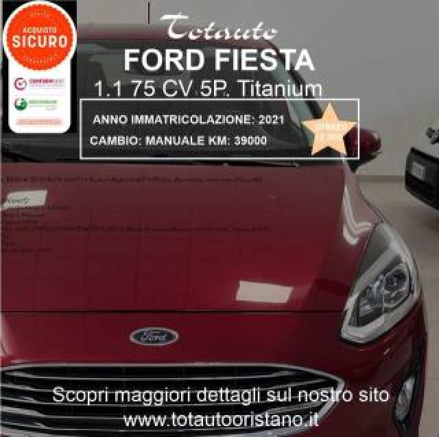 Ford Fiesta 1.1 75 Cv 5 Porte Titanium 