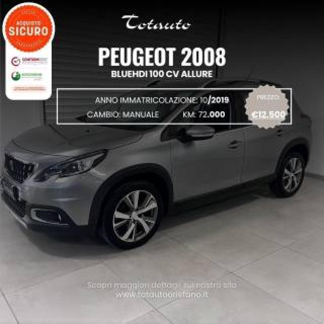 Peugeot 2008 1° Serie Bluehdi 100 S&s Allure 