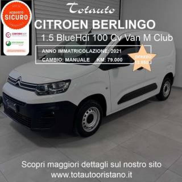 Citroen Berlingo Bluehdi 100 S&s Van M Club 
