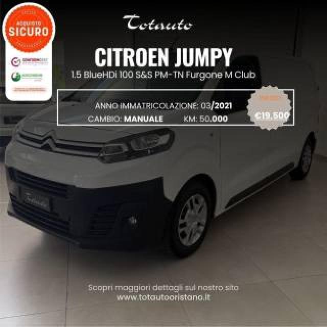 Citroen Jumpy 1.5 Bluehdi 100 S&s Pm-Tn Furgone M Club 