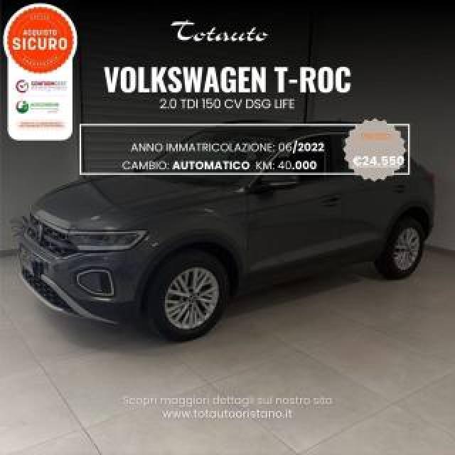 Volkswagen T-Roc 2.0 Tdi Scr 150 Cv Dsg Life 