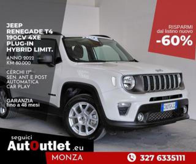 Jeep Renegade 1.3 190cv Hybrid Phev 4xe Limited  Zero Pensieri 
