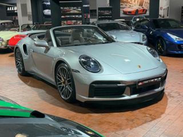 Porsche 911 Turbo S Cabriolet -Pelle Marrone-Capote Marrone 