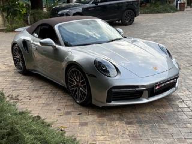 Porsche 992 Turbo S Cabriolet -Pelle Marrone-Capote Marrone 