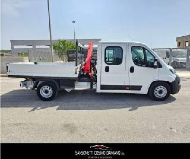 Fiat Ducato 35 2.3 Mjt 130cv Maxi Cassone Fisso E Gru Fassi 