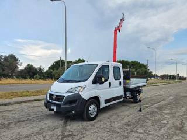 Fiat Ducato 35 2.3 Mjt 130cv Maxi Cassone Fisso E Gru Fassi 